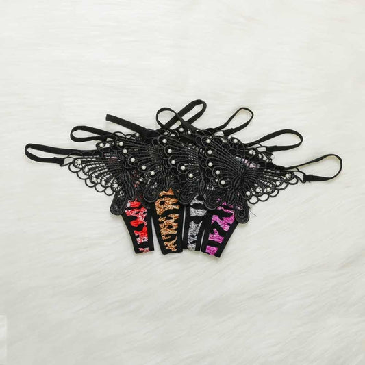 Butterfly Leopard Print Panties