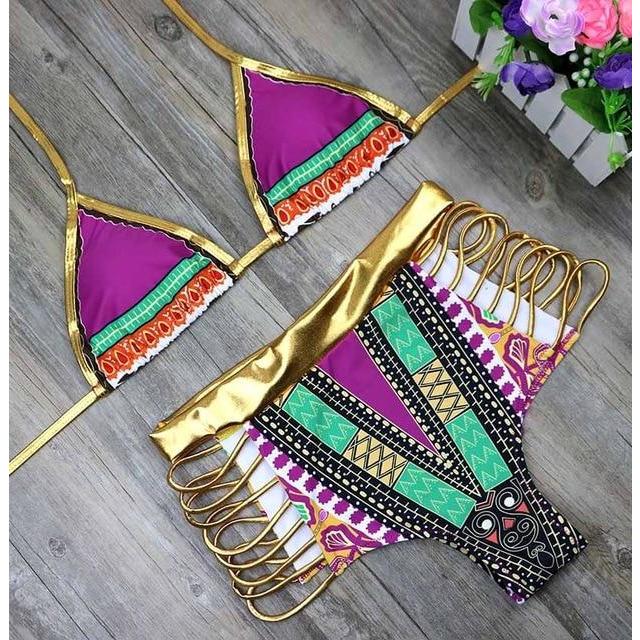 Abeni High Waist Bikini Set