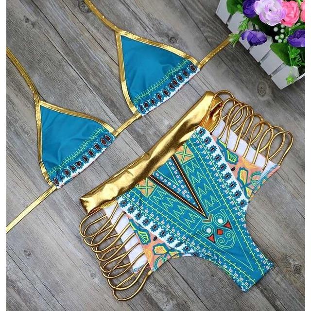 Abeni High Waist Bikini Set