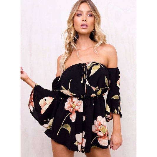 Fannie Floral Print Romper