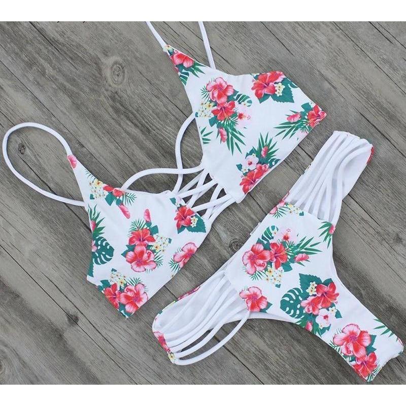 Clemencia Floral Bikini Set