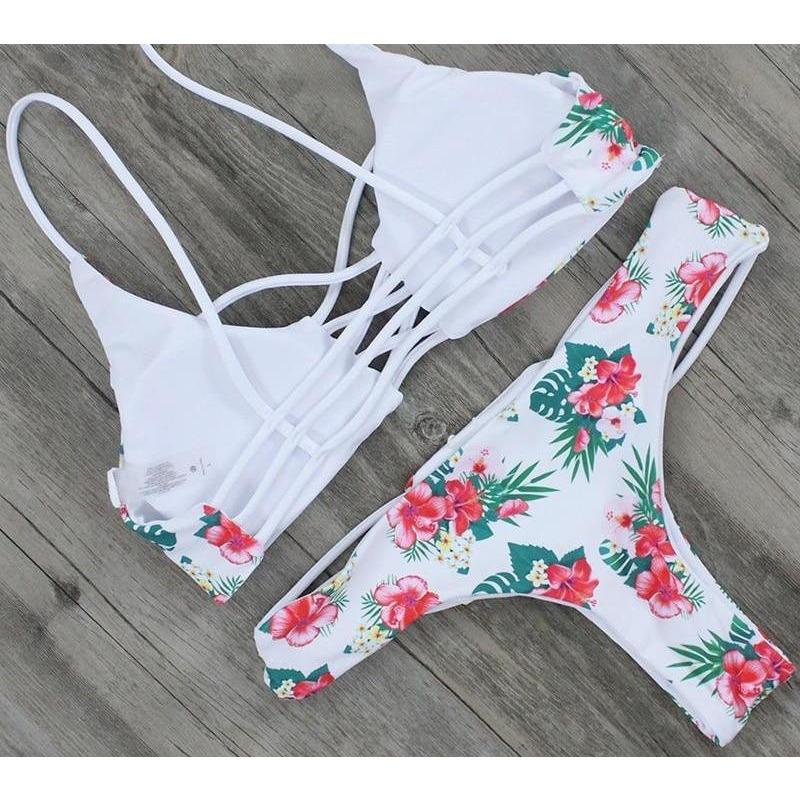 Clemencia Floral Bikini Set