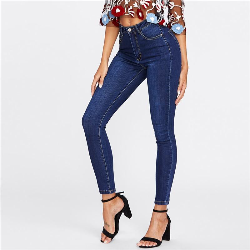 Lilian Dark Wash Skinny Jeans