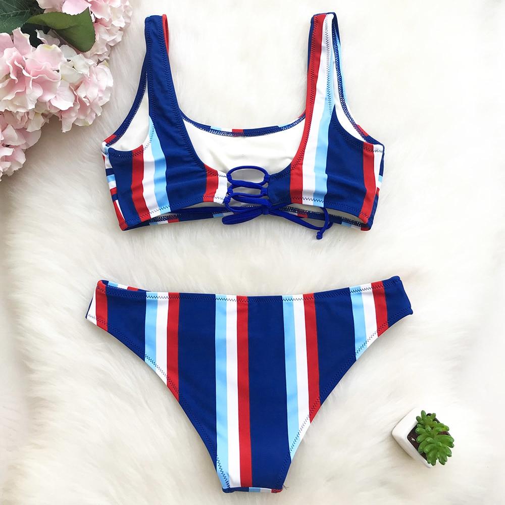 One More Stripe Bikini Set