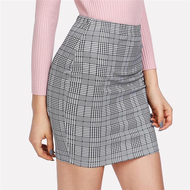 Shelly Plaid Skirt