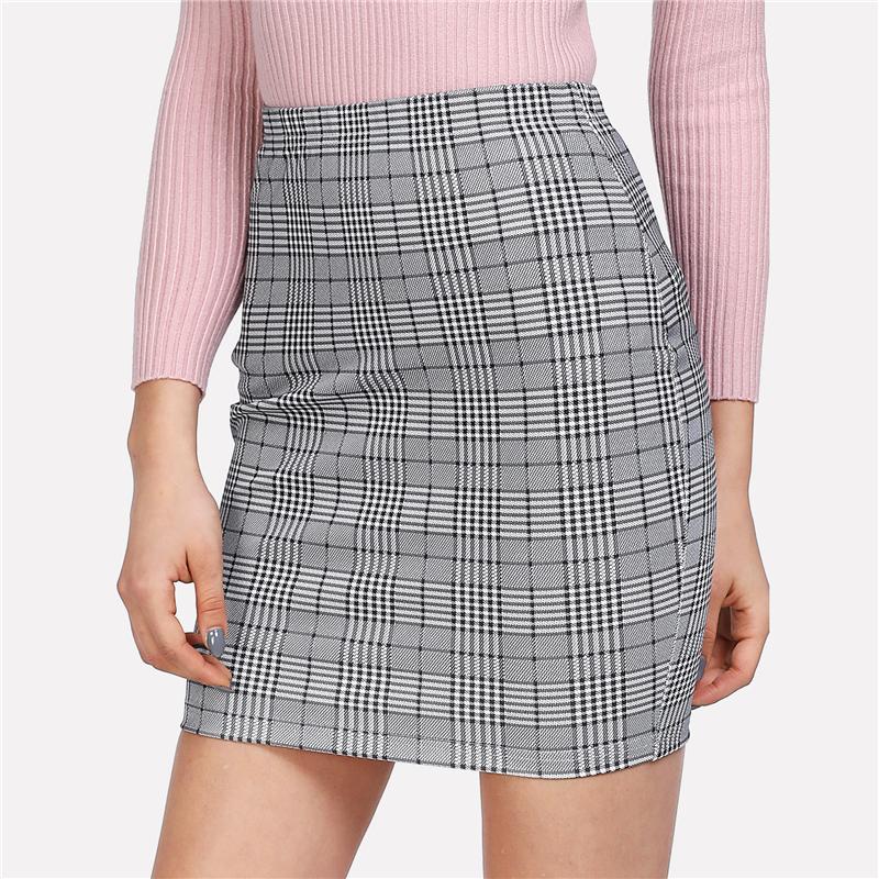 Shelly Plaid Skirt