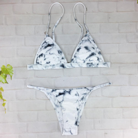 Marble Micro Bikini Set