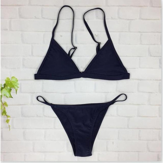 Navy Blue Micro Bikini