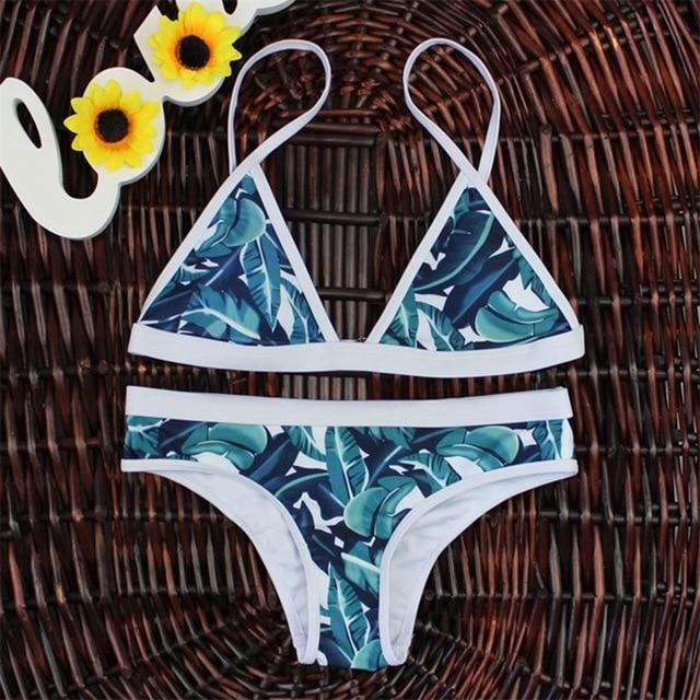 Clarabelle Leafy Bikini Set