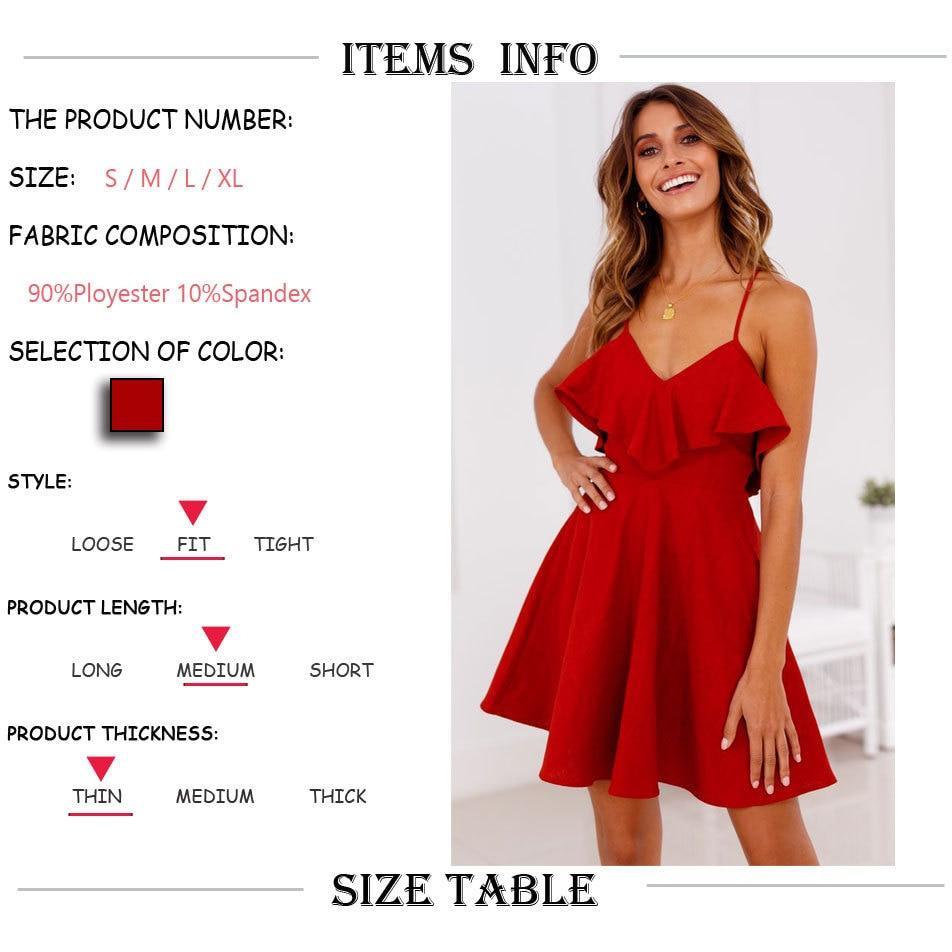 Antonia Red Flowy Dress