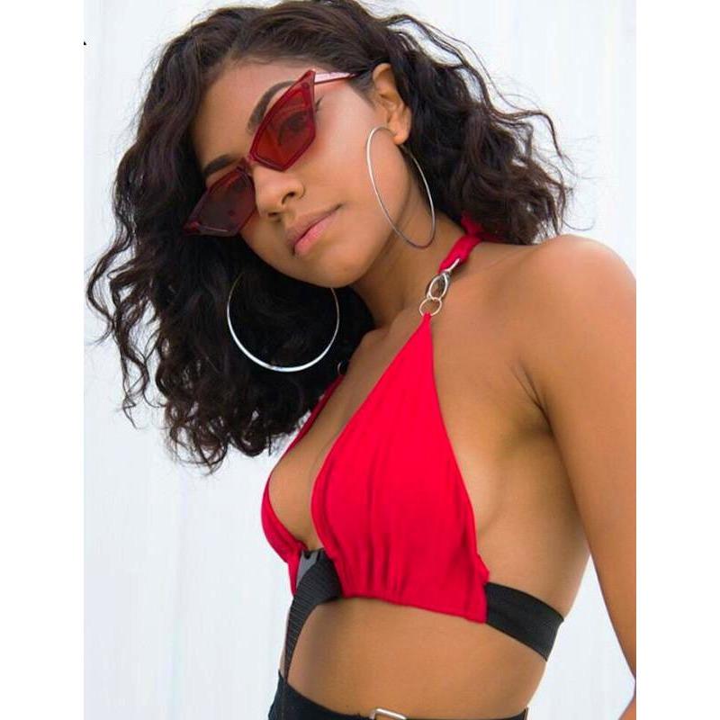 Eden Front Strapped Crop Top
