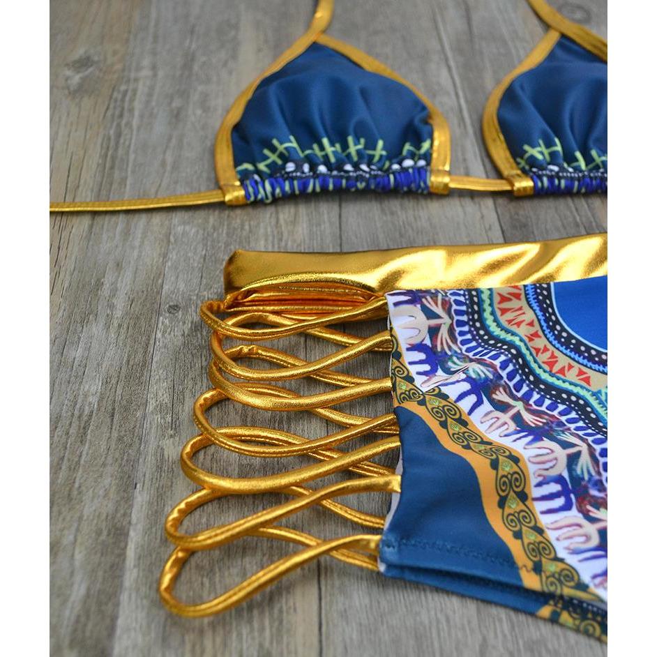 Abeni High Waist Bikini Set