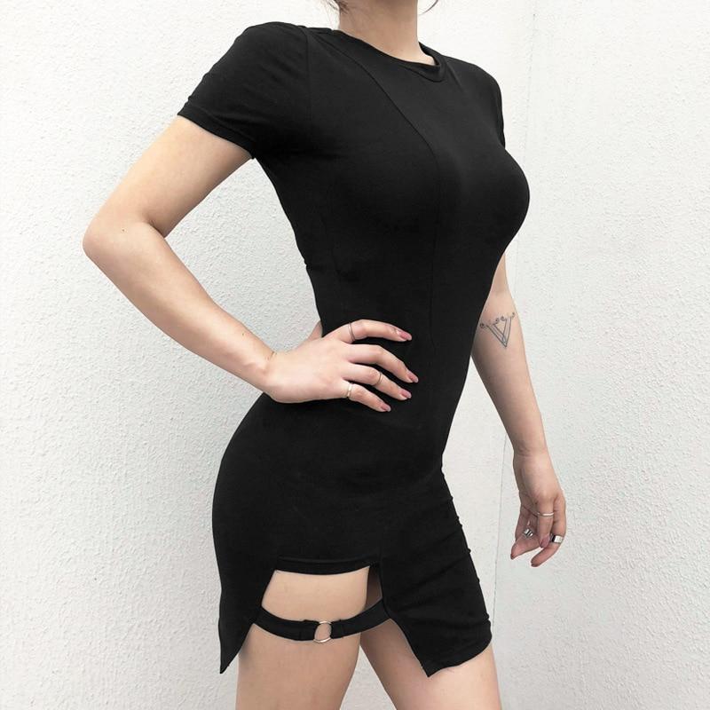 Annarelle Thigh Strapped Mini Dress