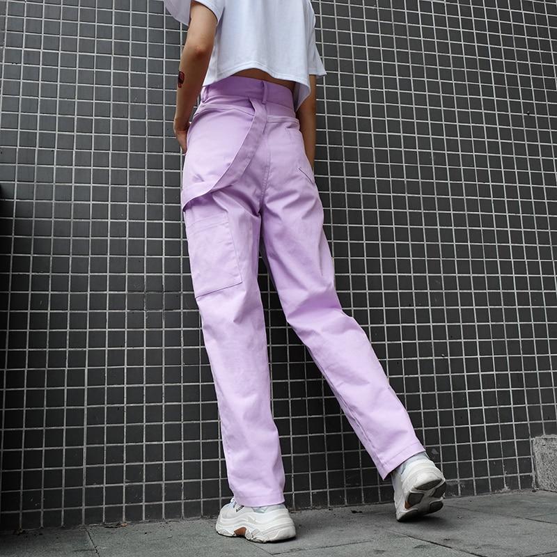 Chandra Purple Cargo Pants