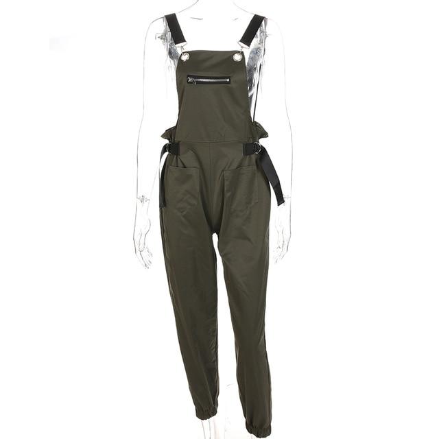 Crystal Adjustable Waist Overall