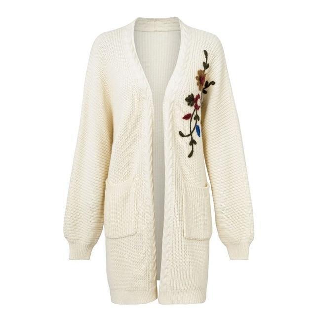 Jamie Floral Embroidered Cardigan