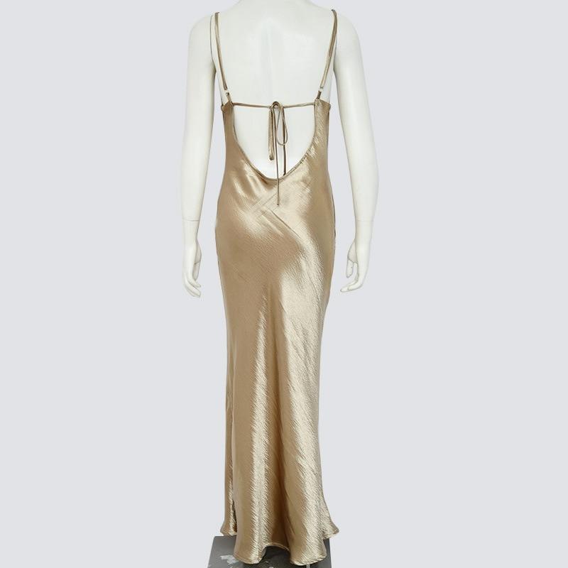 Aviance Satin Maxi Dress