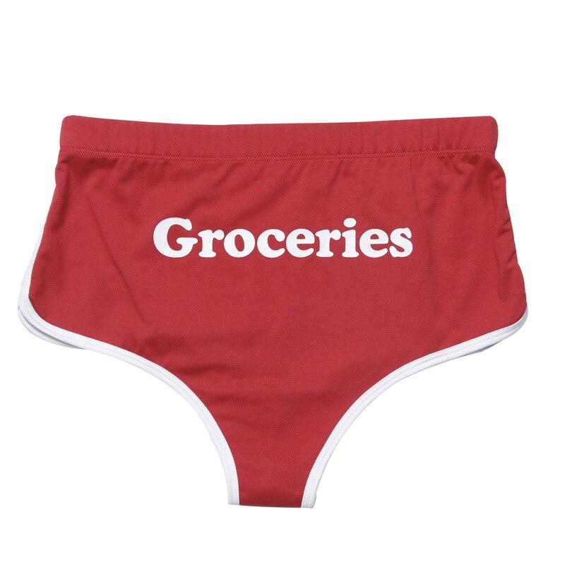 Groceries High Waisted Booty Shorts