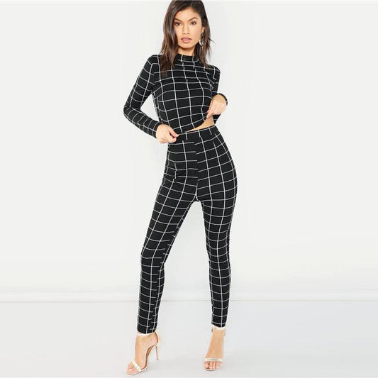 Lisana Plaid Set