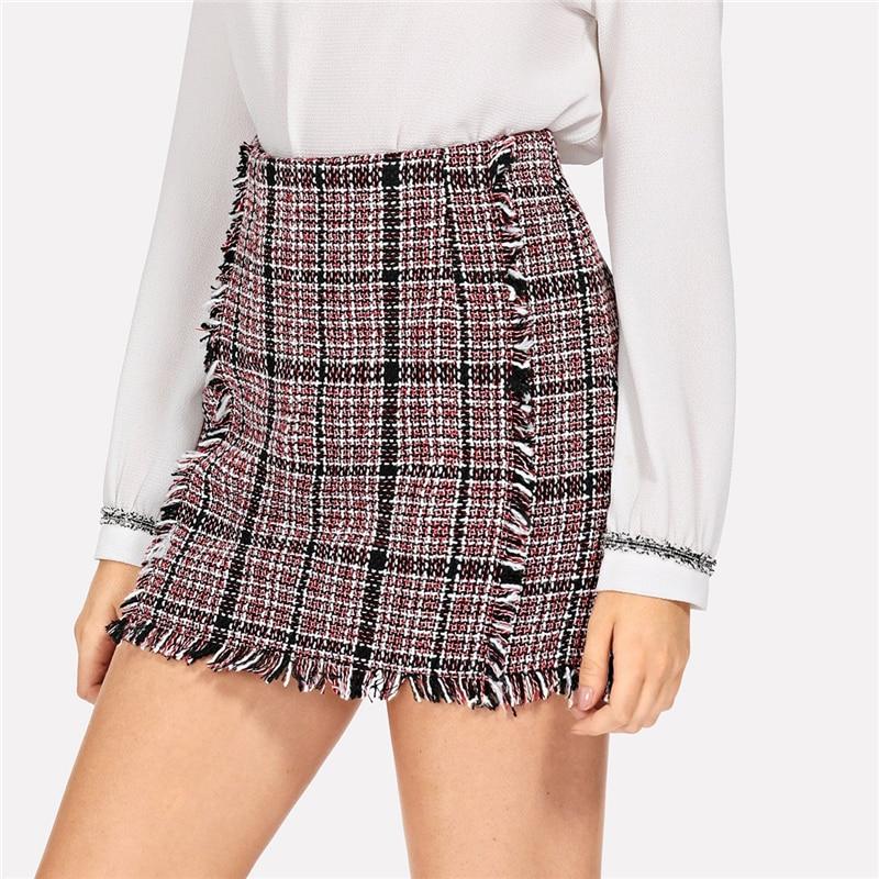 Quinta Frayed Edge Skirt