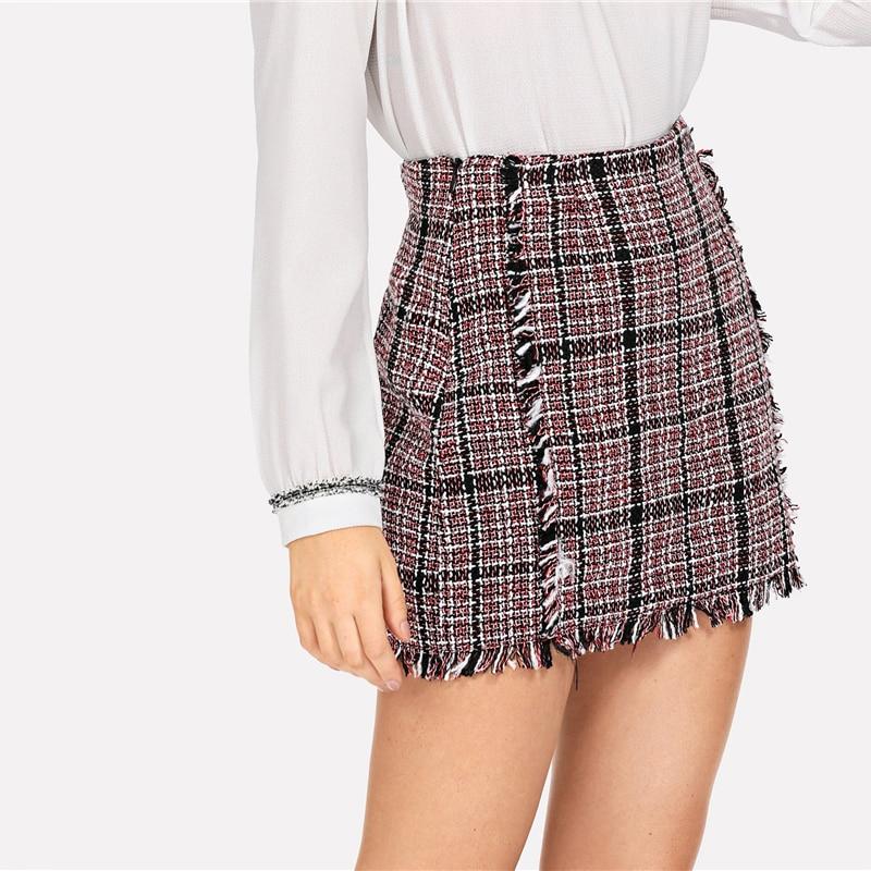 Quinta Frayed Edge Skirt