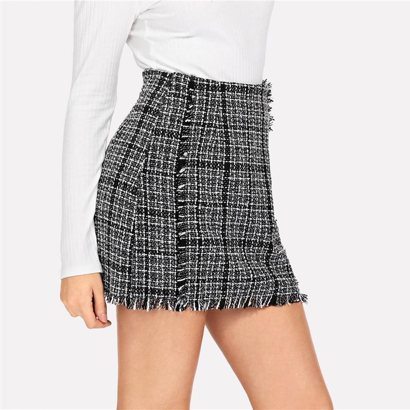 Quinta Frayed Edge Skirt