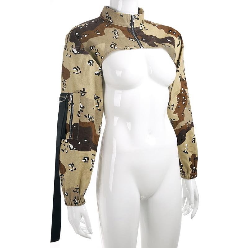 Christy Camouflage Cropped Jacket