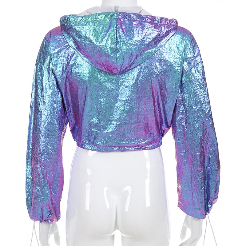 Chiara Holographic Crop Top