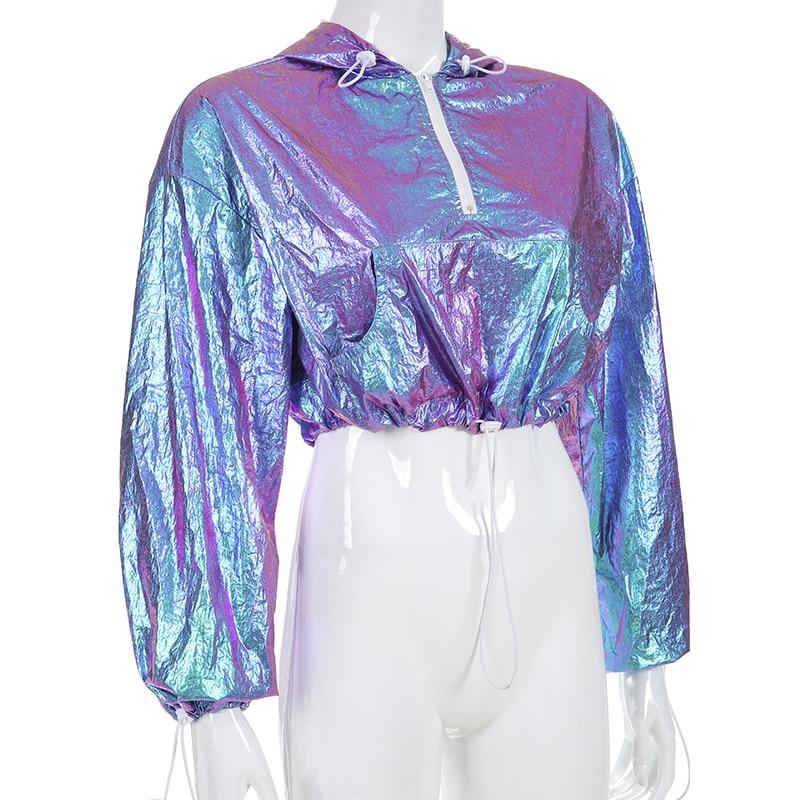 Chiara Holographic Crop Top