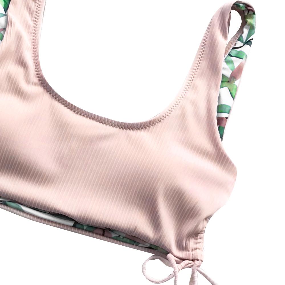 Too Cute Reversible Leafy Bikini Set