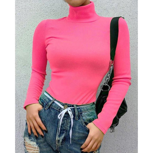 Helen Long Sleeve Neon Top