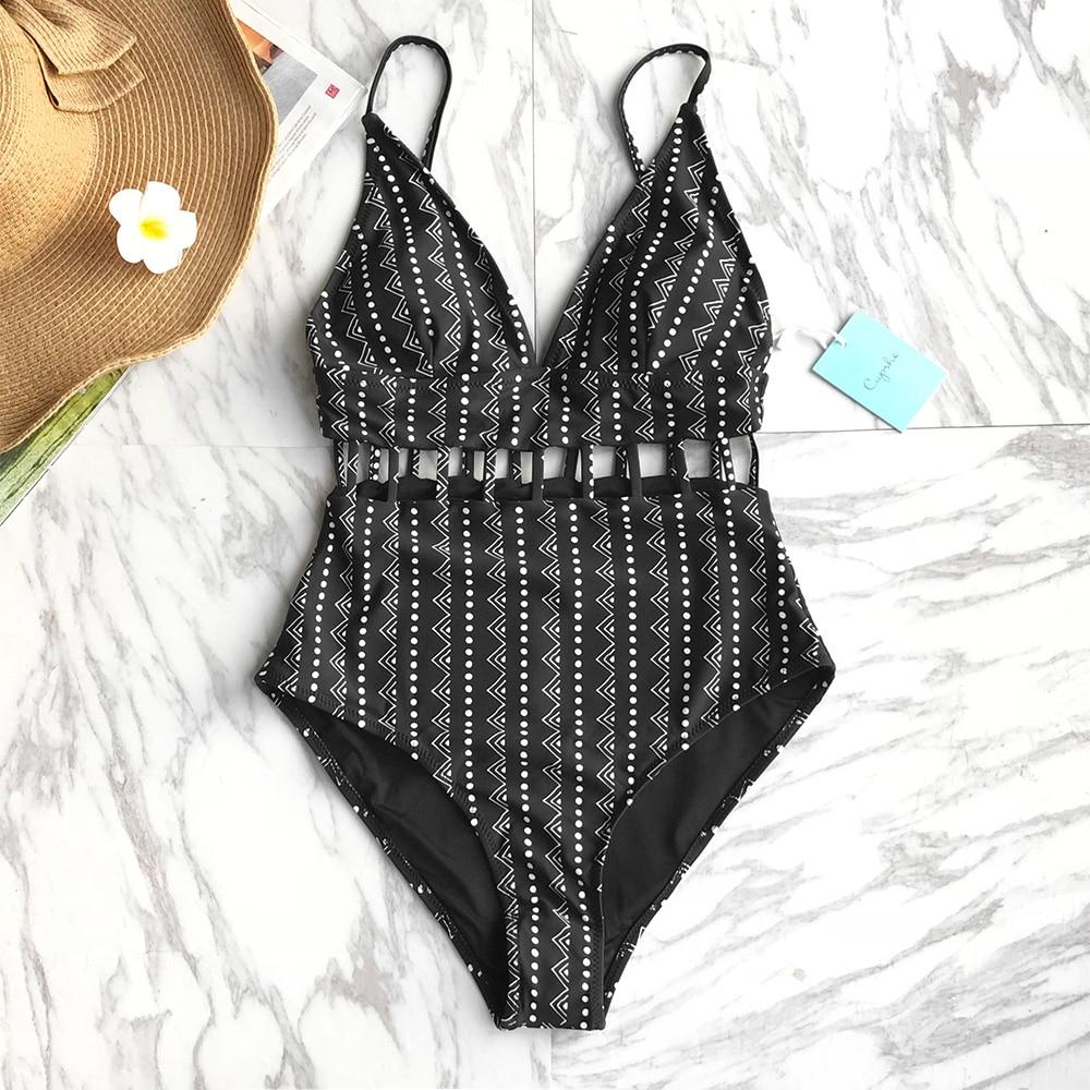 Tropic Black One Piece Swimsuit