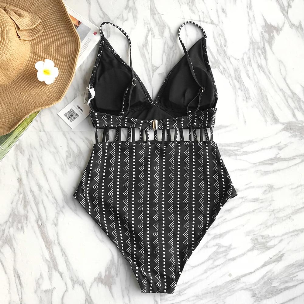 Tropic Black One Piece Swimsuit