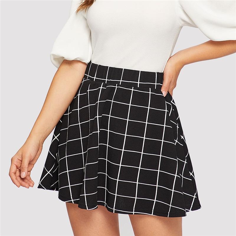 Rita Grid Skirt