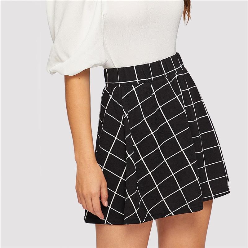 Rita Grid Skirt