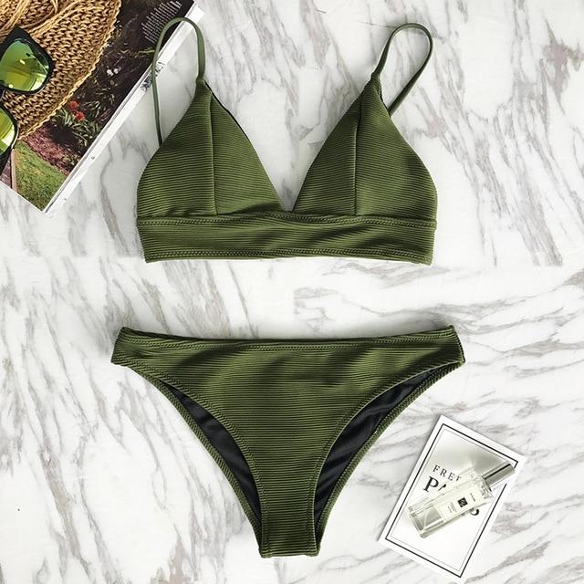 Green Bikini Set