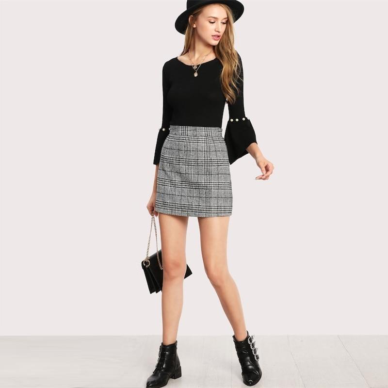 Trina Plaid Skirt