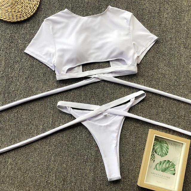 Anastasia Strappy Thong Bikini Set