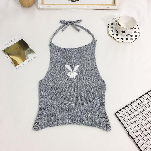 Playboy Bunny Knitted Tank Top
