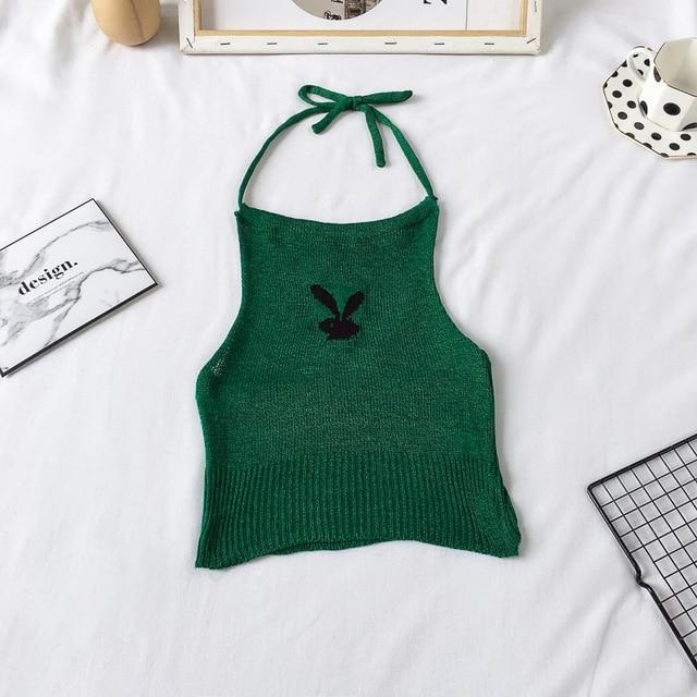 Playboy Bunny Knitted Tank Top