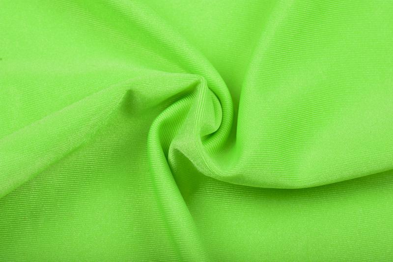 Neon Green Spaghetti Strap Midi Dress