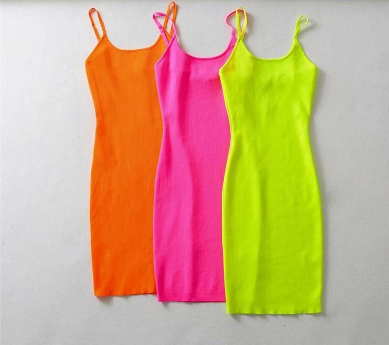 The Neon Mini Dress