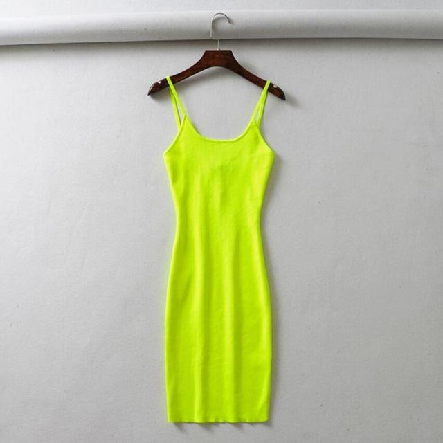 The Neon Mini Dress