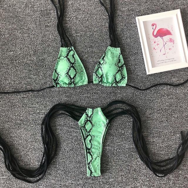 India Tassel Micro Bikini Set