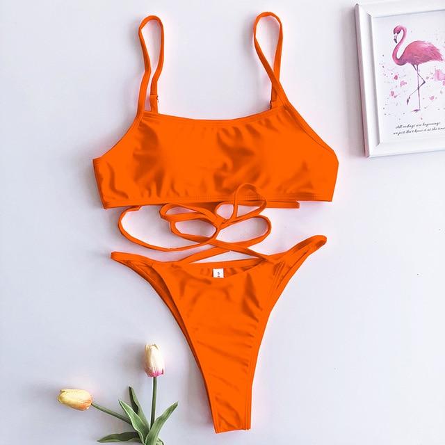 Nyomi Criss Cross Bikini Set