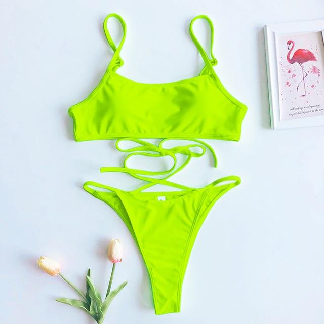 Nyomi Criss Cross Bikini Set